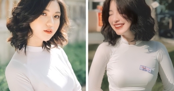 Kiểu tóc mặc áo dài cho mặt dài