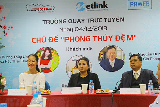 Đang giao lưu Trường quay trực tuyến Phong thủy đệm