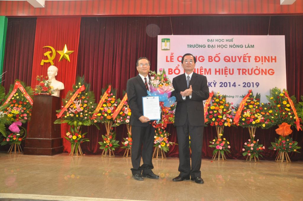 Đại học Huế bổ nhiệm hiệu trưởng các trường đại học thành viên