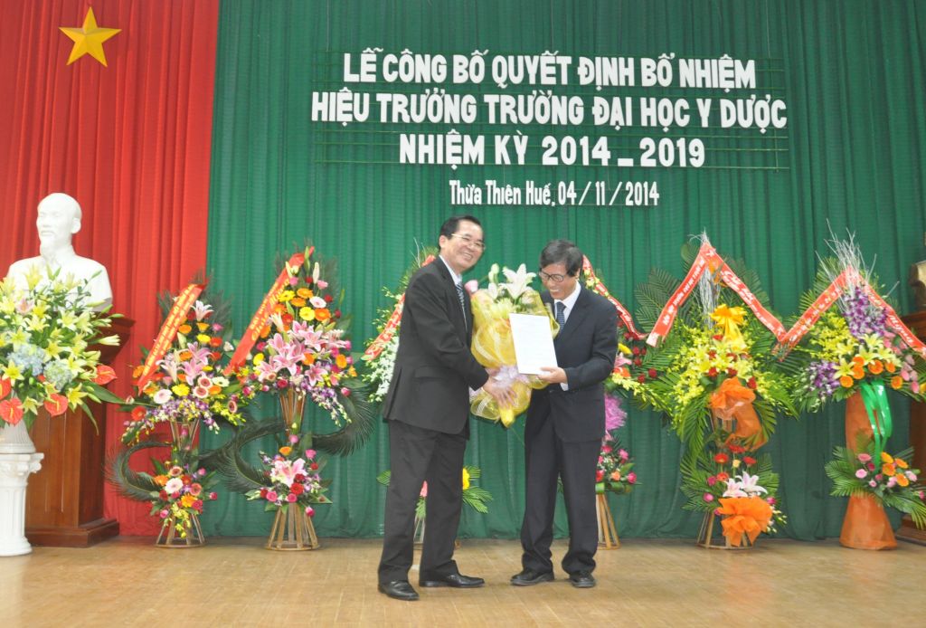 Đại học Huế bổ nhiệm hiệu trưởng các trường đại học thành viên