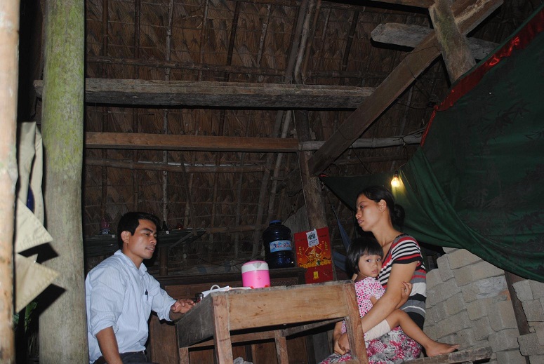 “Ước gì nước đừng vào nhà mình mẹ nhỉ”