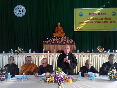Huế: Họp báo chuẩn bị cho Đại lễ Phật Đản VESAK