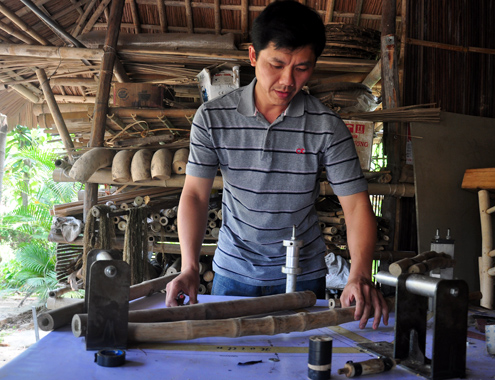 Biến tre gai thành khung xe đạp xuất khẩu Biến tre gai thành khung xe đạp xuất khẩu