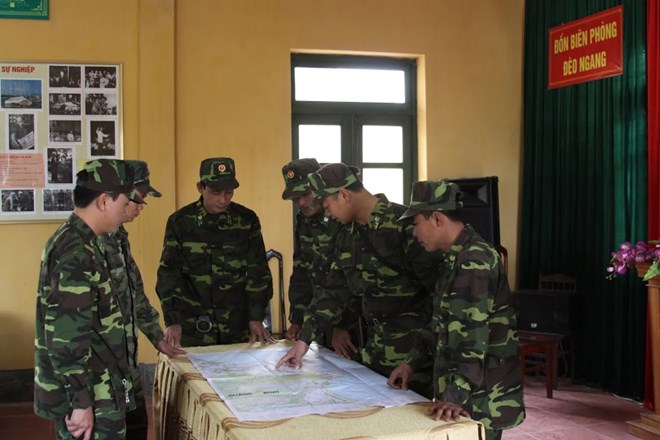 Loạt ảnh đặc biệt lính biên phòng tuần tra cùng chó nghiệp vụ