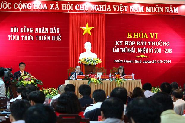 Bầu nhân sự mới cho HĐND và UBND tỉnh Thừa Thiên - Huế