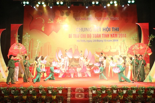 Tưng bừng Hội thi Bí thư chi bộ toàn tỉnh Hà Tĩnh năm 2014