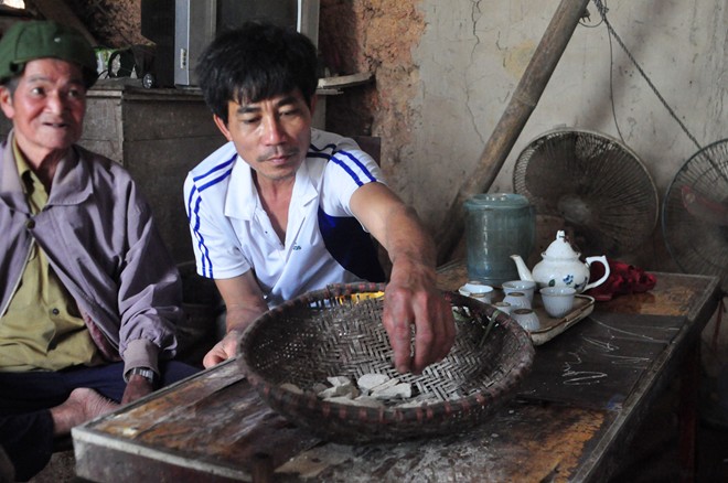 Nướng đất để ăn ở Vĩnh Phúc