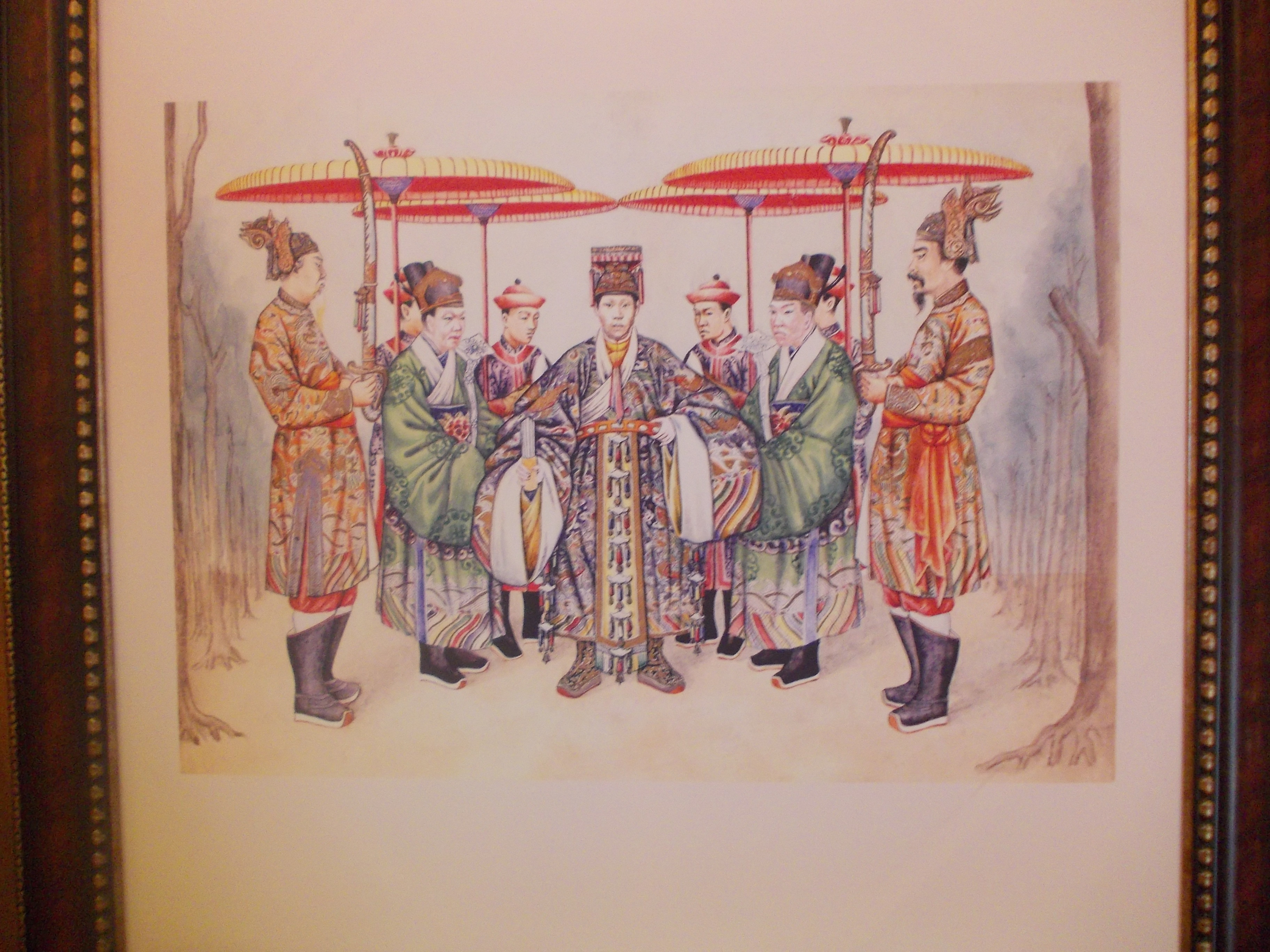 bộ tranh lễ phục triều Nguyễn trình làng Festival Huế 20