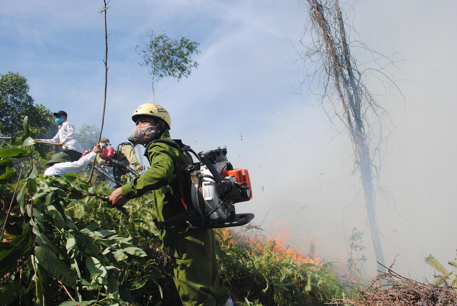 Trực tiếp: Cháy rừng tại Vũ Quang – Hà Tĩnh