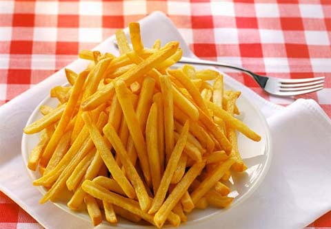 Không phát hiện chất gây ung thư trong khoai tây chiên, bim bim Không phát hiện chất gây ung thư trong khoai tây chiên, bim bim