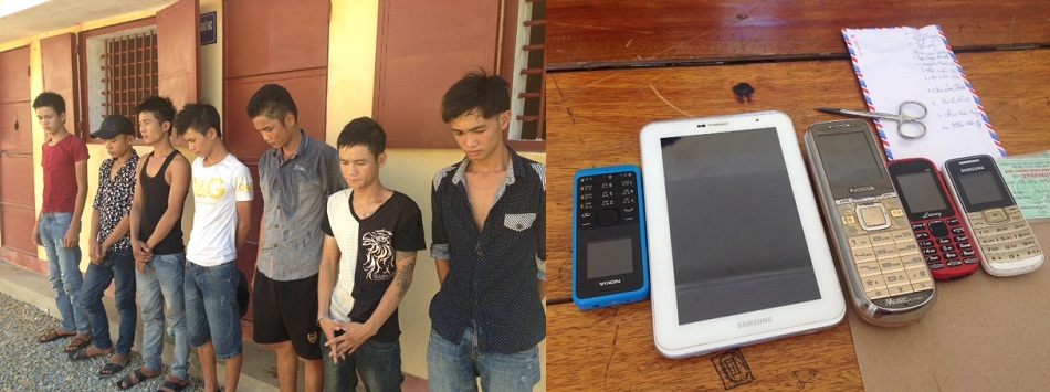 Bắt giữ 8 đối tượng