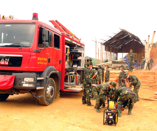 Tổ chức bắn đạn thật tên lửa phòng không tầm thấp Tổ chức bắn đạn thật tên lửa phòng không tầm thấp