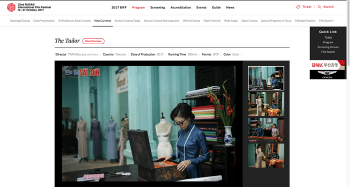 Giải trí - “Cô Ba Sài Gòn” tham gia Liên hoan phim Quốc tế Busan 2017