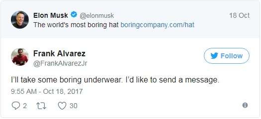Trong vòng chưa đầy 24 giờ, Elon Musk đã giúp The Boring Company thu về hơn 80.000 USD nhờ... bán mũ - Ảnh 2. Trong vòng chưa đầy 24 giờ, Elon Musk đã giúp The Boring Company thu về hơn 80.000 USD nhờ... bán mũ - Ảnh 2.