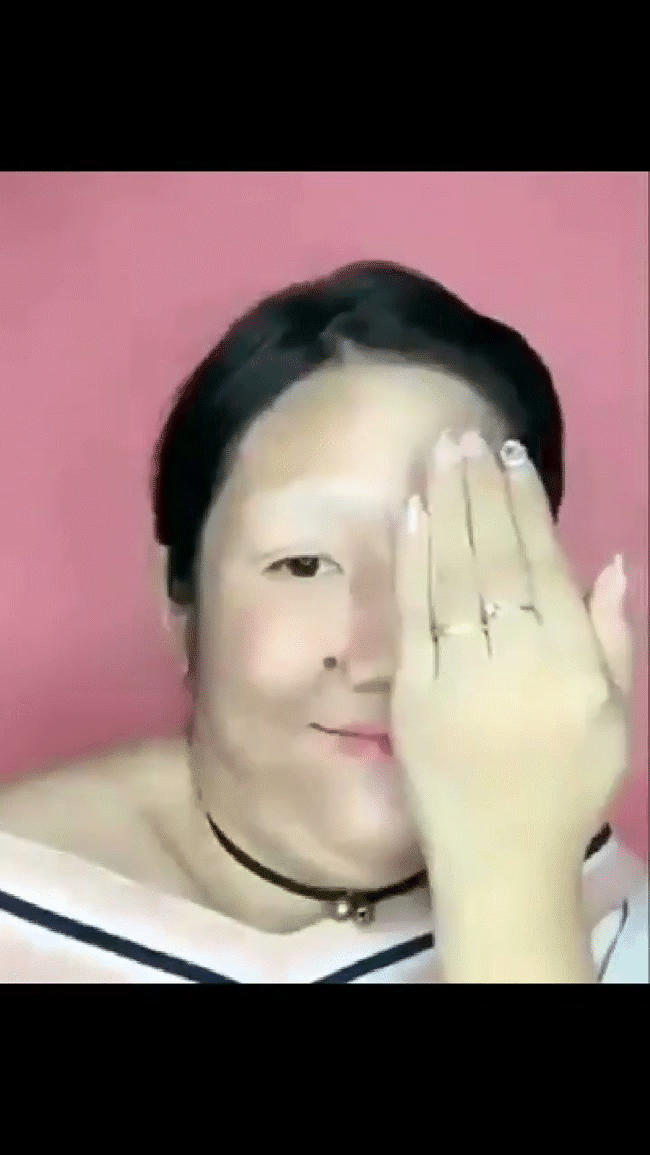 Clip trang điểm Trung Quốc khiến netizen tranh cãi: Make up từ xấu thành xinh còn được, chứ béo sang gầy thì hơi quá! - Ảnh 3. Clip trang điểm Trung Quốc khiến netizen tranh cãi: Make up từ xấu thành xinh còn được, chứ béo sang gầy thì hơi quá! - Ảnh 3.