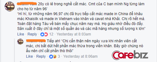 Thêm người tiêu dùng tố khăn lụa Khaisilk gắn mác Made in Vietnam, nhưng đã khéo cắt đi mác “Made in China”, vì sao doanh nhân Hoàng Khải vẫn im lặng? - Ảnh 4. Thêm người tiêu dùng tố khăn lụa Khaisilk gắn mác Made in Vietnam, nhưng đã khéo cắt đi mác “Made in China”, vì sao doanh nhân Hoàng Khải vẫn im lặng? - Ảnh 4.