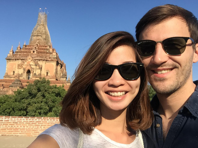 Chàng trai Pháp đưa bạn gái Việt sang Myanmar cầu hôn trên khinh khí cầu lúc bình minh - Ảnh 3. Chàng trai Pháp đưa bạn gái Việt sang Myanmar cầu hôn trên khinh khí cầu lúc bình minh - Ảnh 3.