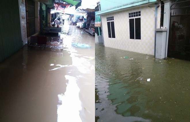 Bi hài ngày mưa lũ: Đang ăn cơm thì nước tràn ngập mâm, một nhà có điện cả làng được nhờ sạc điện thoại - Ảnh 3. Bi hài ngày mưa lũ: Đang ăn cơm thì nước tràn ngập mâm, một nhà có điện cả làng được nhờ sạc điện thoại - Ảnh 3.