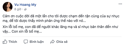 Á hậu Hoàng My: Tôi được chạm đến tận cùng của sự nhục mạ! - Ảnh 1. Á hậu Hoàng My: Tôi được chạm đến tận cùng của sự nhục mạ! - Ảnh 1.
