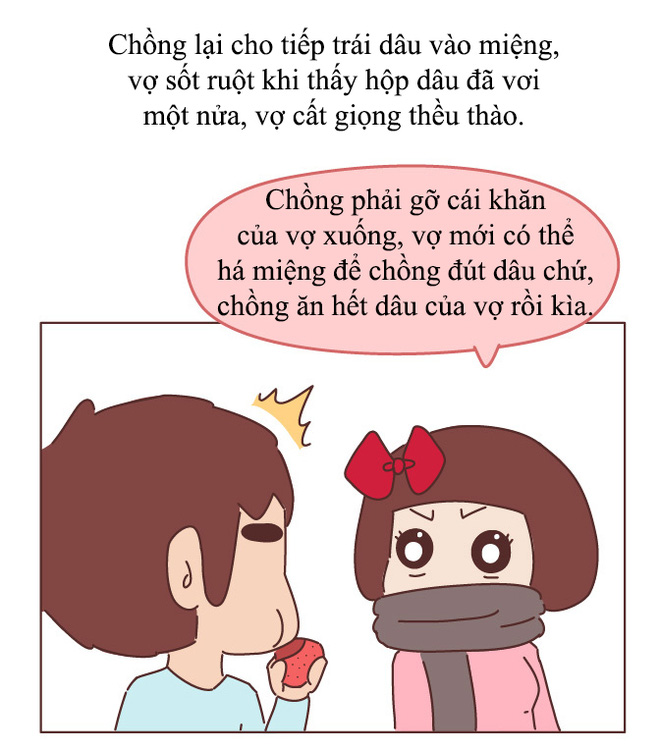Truyện tranh: Những trò đùa nghịch lầy lội mà dễ thương vô cùng của vợ khiến chồng không yêu không được - Ảnh 22. Truyện tranh: Những trò đùa nghịch lầy lội mà dễ thương vô cùng của vợ khiến chồng không yêu không được - Ảnh 22.