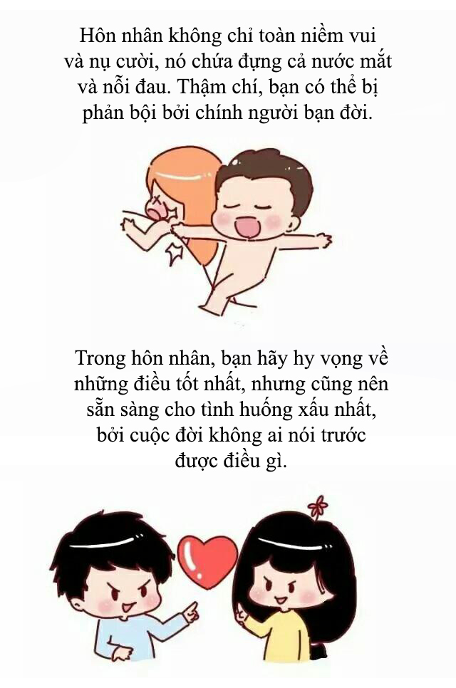 Bộ tranh: Những điều phụ nữ cần suy xét trước khi kết hôn để tiến tới cái đích hôn nhân viên mãn - Ảnh 8. Bộ tranh: Những điều phụ nữ cần suy xét trước khi kết hôn để tiến tới cái đích hôn nhân viên mãn - Ảnh 8.