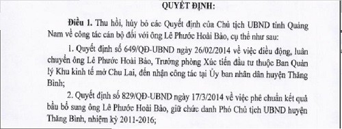 Chính trị - Hé lộ vị trí công tác mới của ông Lê Phước Hoài Bảo (Hình 2).