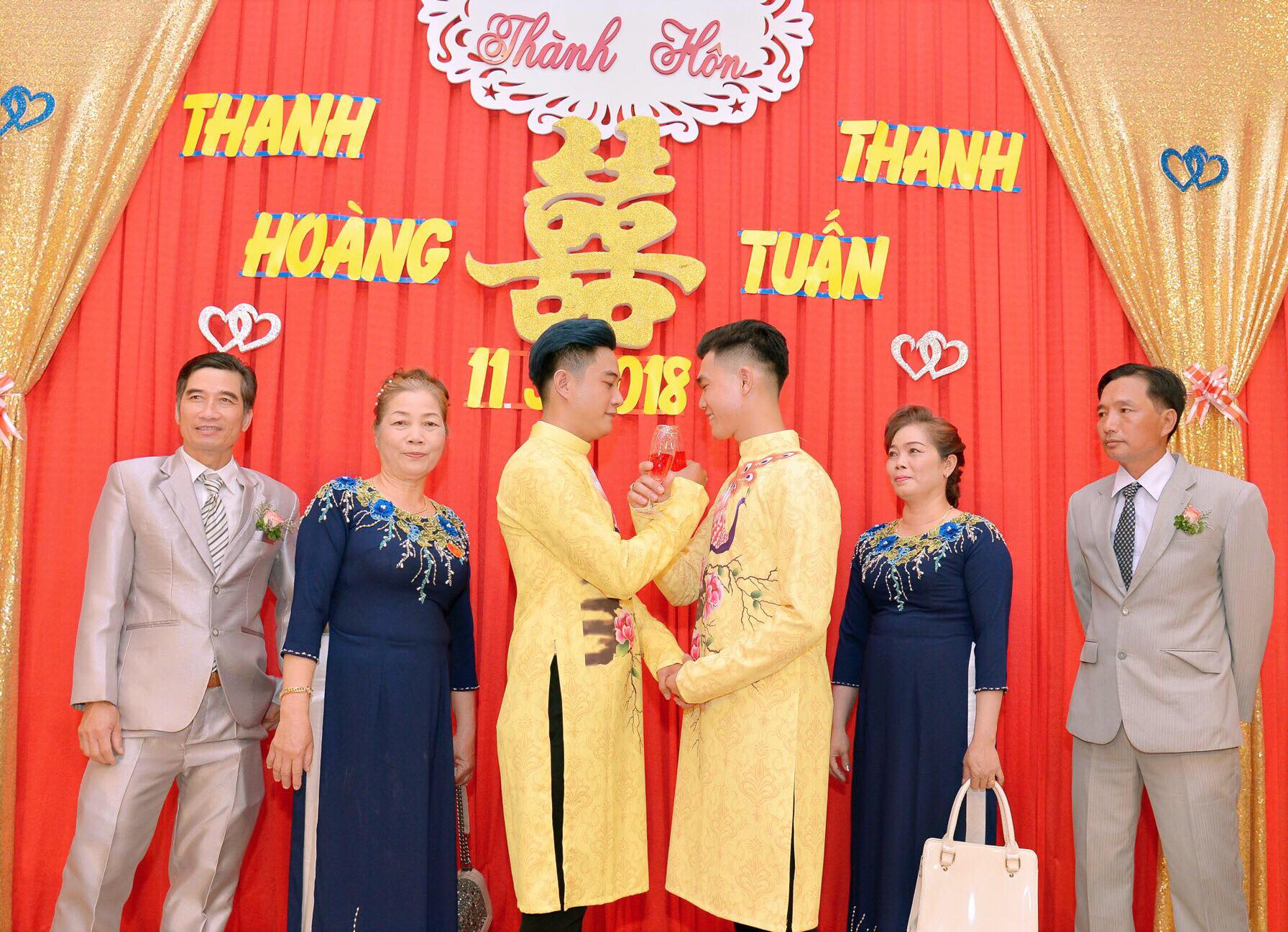 Cộng đồng mạng - Đám cưới của cặp đôi đồng tính điển trai ở Đồng Tháp 'dậy sóng' mạng xã hội (Hình 3).