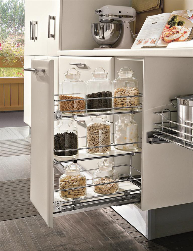 4 thiết kế ngăn lưu trữ thần thánh để tủ bếp trở thành nhà kho mà vẫn gọn gàng - Ảnh 5. 4 thiết kế ngăn lưu trữ thần thánh để tủ bếp trở thành nhà kho mà vẫn gọn gàng - Ảnh 5.