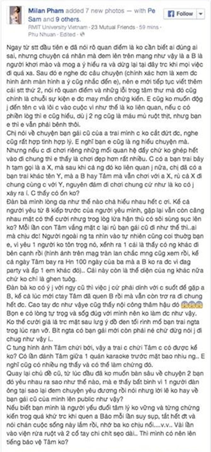 Sốc: Milan Phạm tiết lộ Tâm Tít từng cứa tay và vào viện rửa ruột