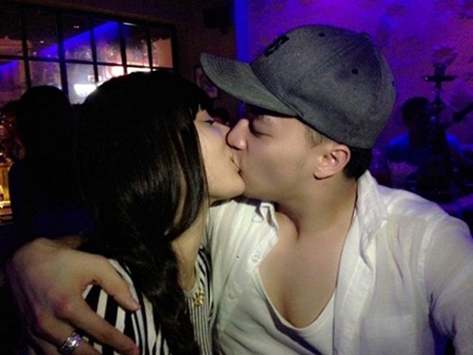 Những màn khóa môi ấn tượng của sao Việt Những màn khóa môi ấn tượng của sao Việt