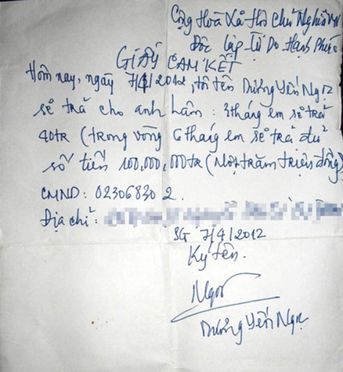 Những vụ scandal của Dương Yến Ngọc