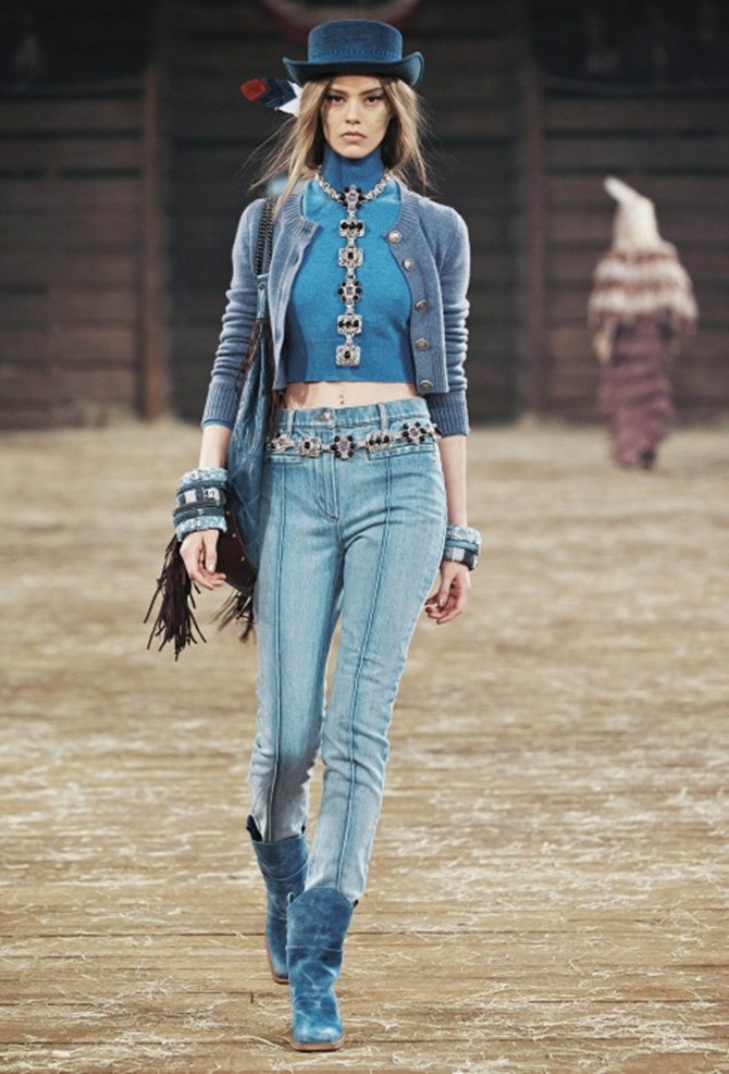 BST Chanel Pre Fall 2014: Sự thăng hoa của phong cách cao bồi