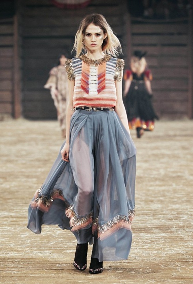 BST Chanel Pre Fall 2014: Sự thăng hoa của phong cách cao bồi