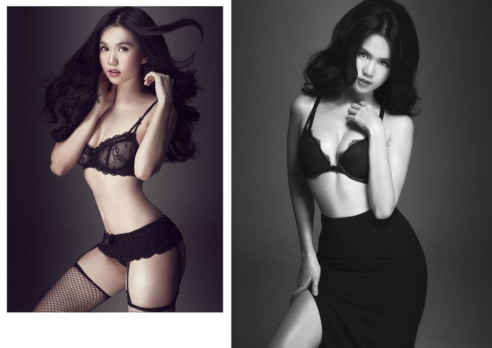 Ngọc Trinh khoe dáng nuột nà với nội y