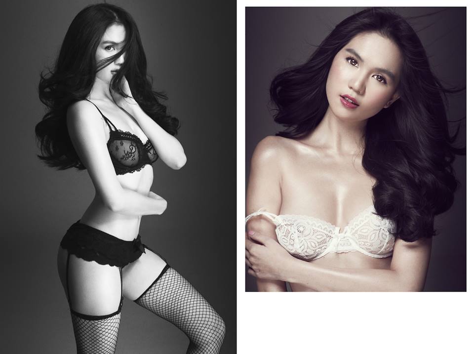 Ngọc Trinh khoe dáng nuột nà với nội y