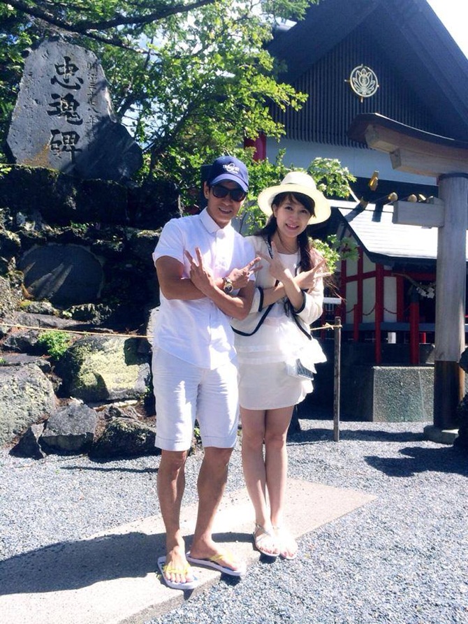 Vợ chồng Lý Hải hạnh phúc trong kì nghỉ tại Nhật Bản