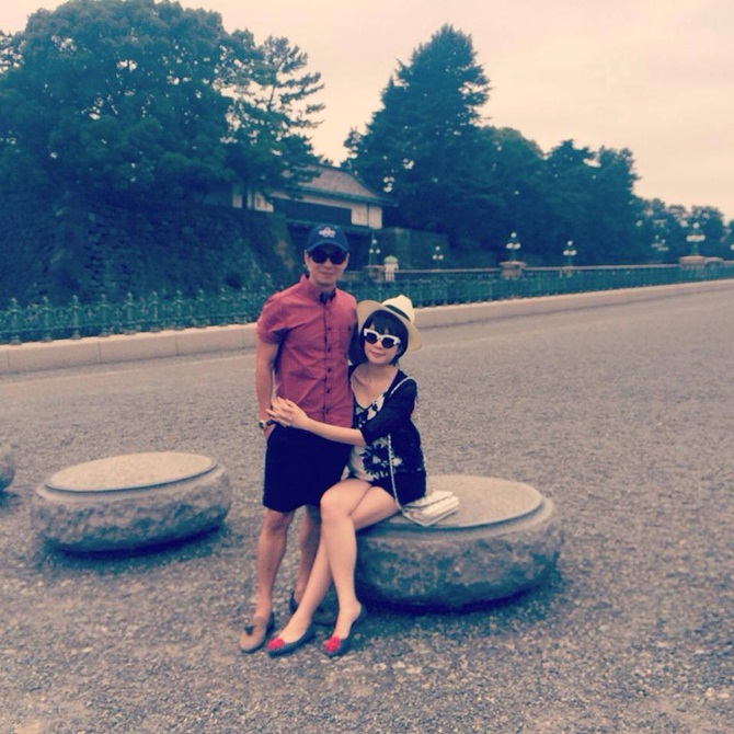 Vợ chồng Lý Hải hạnh phúc trong kì nghỉ tại Nhật Bản