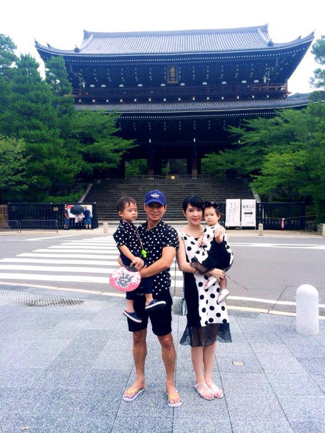 Vợ chồng Lý Hải hạnh phúc trong kì nghỉ tại Nhật Bản