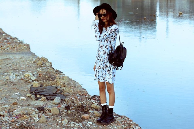 Học cách phối đồ gam đen trắng của hot Lookbook Vũ Thiên