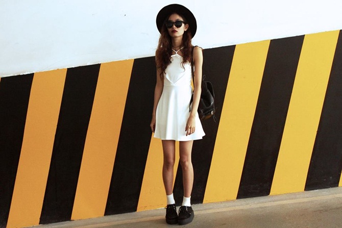 Học cách phối đồ gam đen trắng của hot Lookbook Vũ Thiên