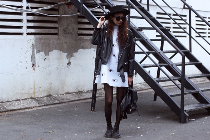 Học cách phối đồ gam đen trắng của hot Lookbook Vũ Thiên