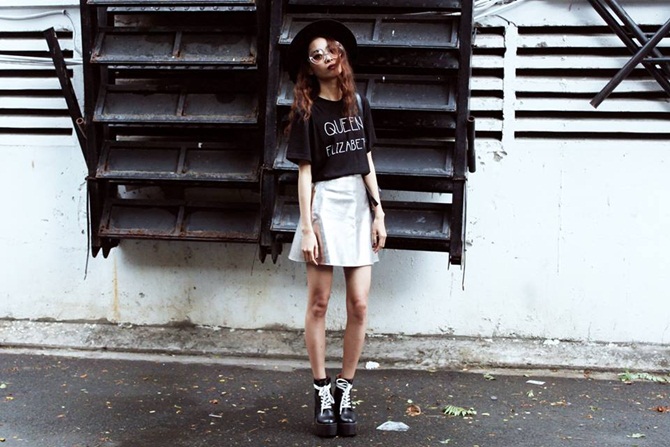 Học cách phối đồ gam đen trắng của hot Lookbook Vũ Thiên