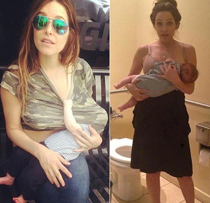 Sao không ngại cho con bú chốn đông người Sao không ngại cho con bú chốn đông người