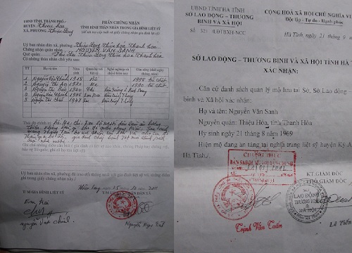 Vì sao quân nhân hy sinh 45 năm chưa được công nhận liệt sỹ?