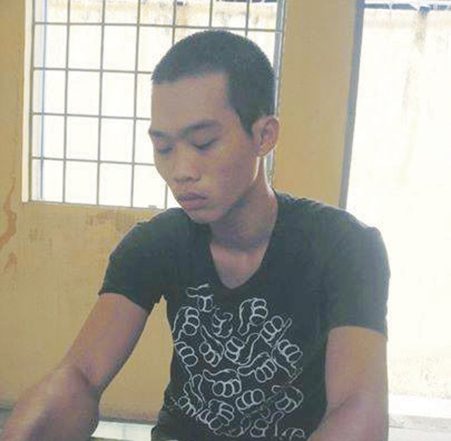 Đối tượng Phạm Vĩnh Long tại trại giam.