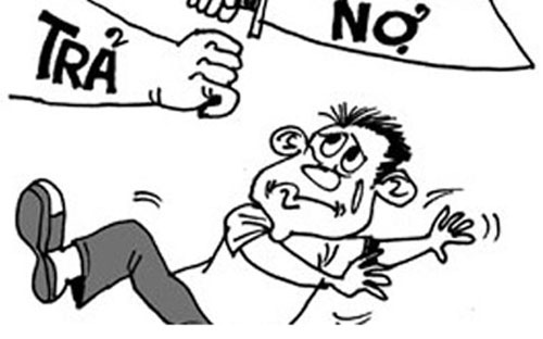 Chủ nợ kéo đến phá cửa, xiết nợ giữa ban ngày 