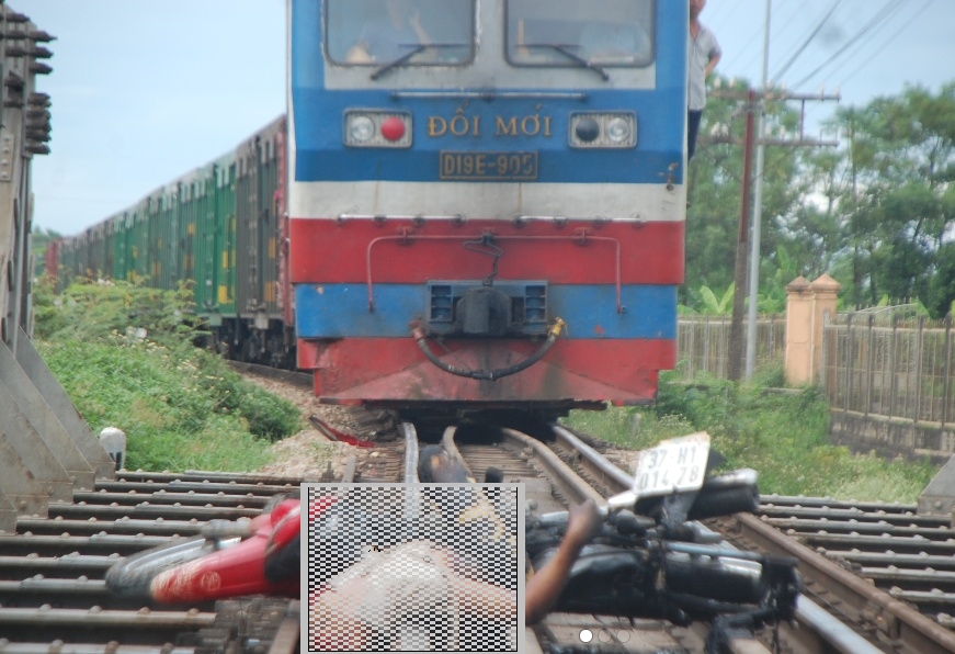 Băng qua đường sắt, một người đàn ông chết thảm