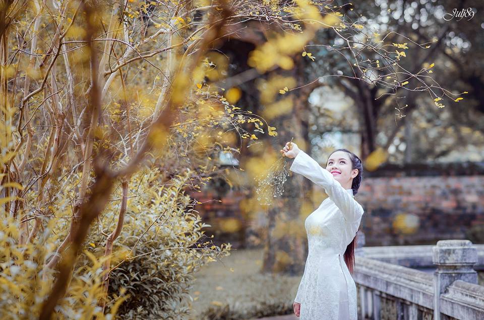 Ngất ngây vẻ đẹp “nghiêng nước nghiêng thành” nữ sinh xứ Tuyên