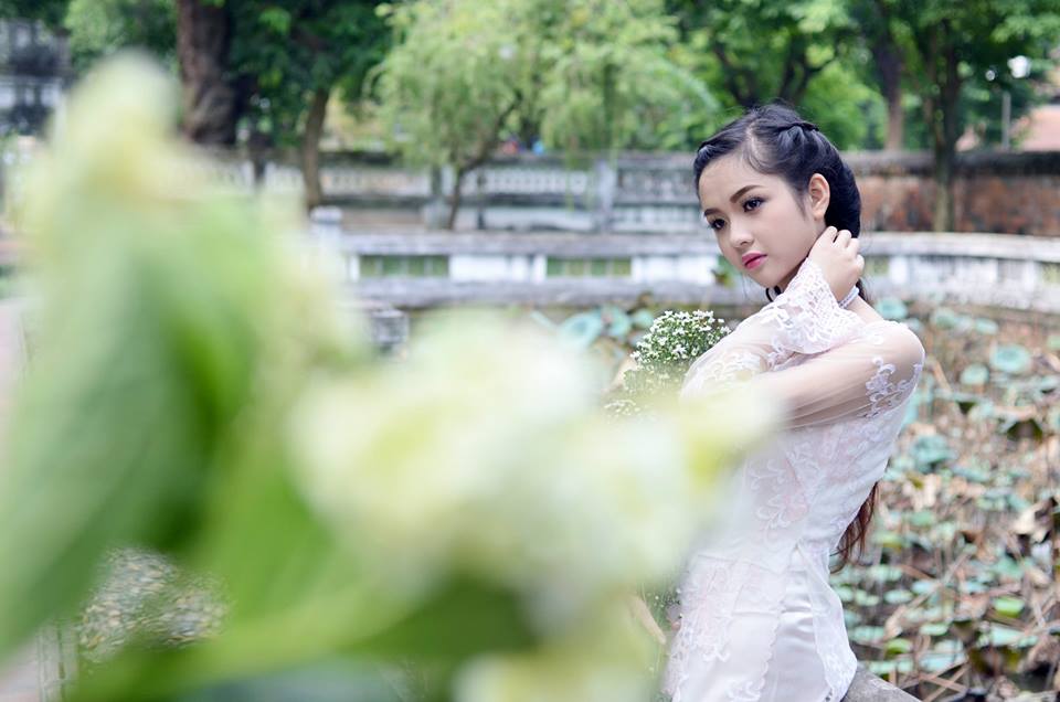 Ngất ngây vẻ đẹp “nghiêng nước nghiêng thành” nữ sinh xứ Tuyên