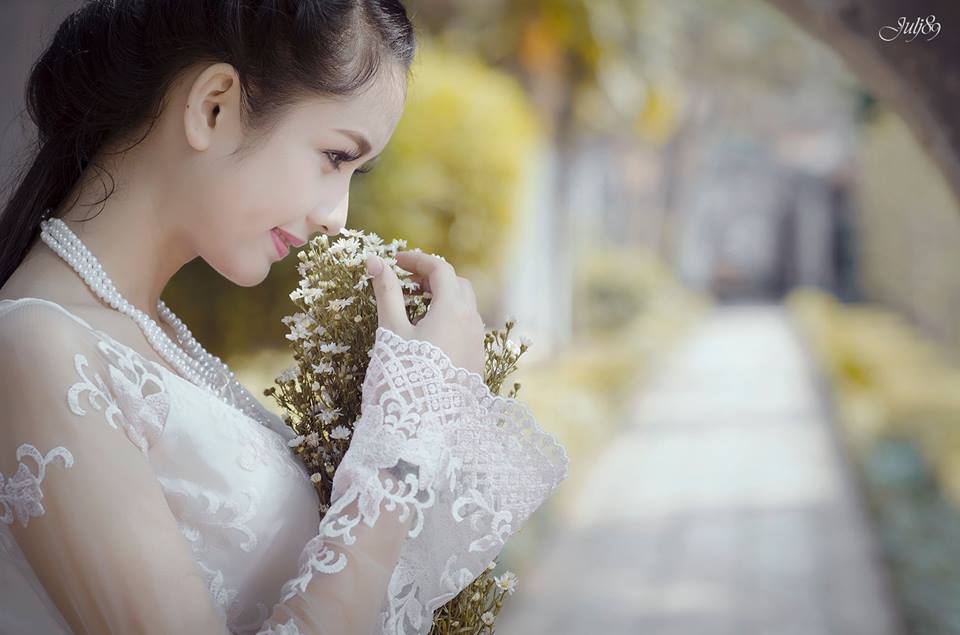 Ngất ngây vẻ đẹp “nghiêng nước nghiêng thành” nữ sinh xứ Tuyên